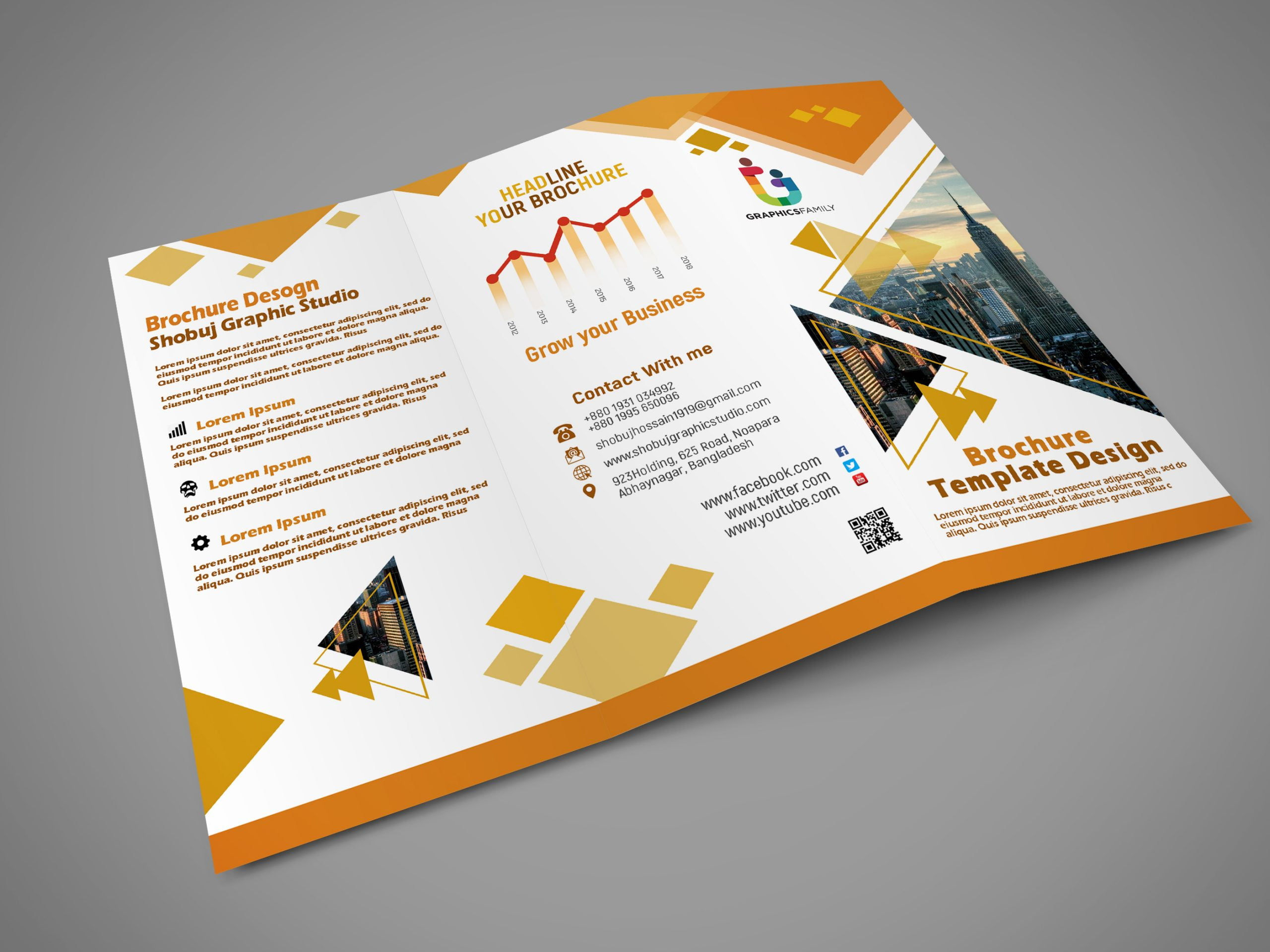 Wallpaper #652EC Travel Tri Fold Brochure Creative Brochure Templates Creative Market