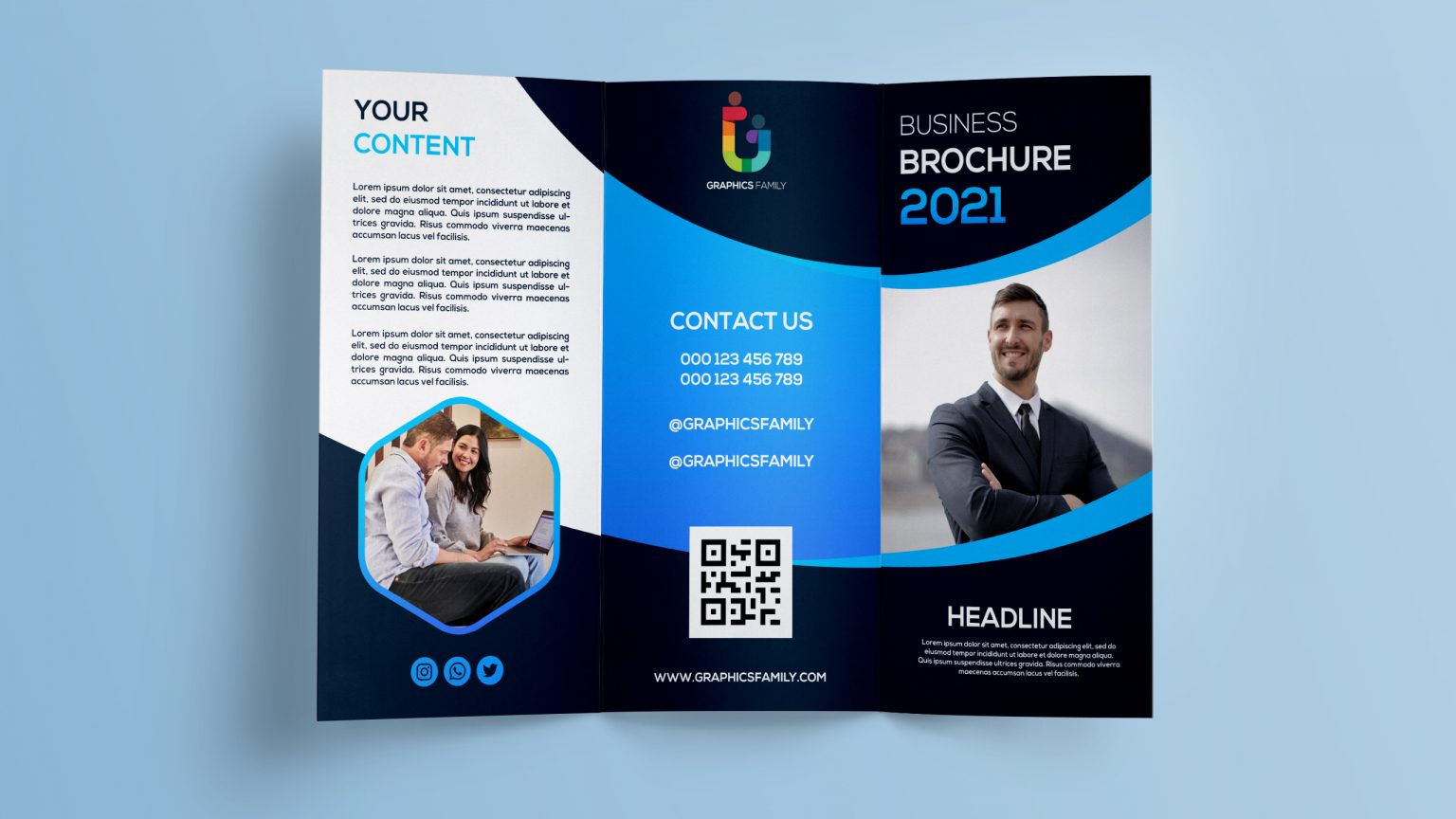Wallpaper #652EC Travel Tri Fold Brochure Creative Brochure Templates Creative Market