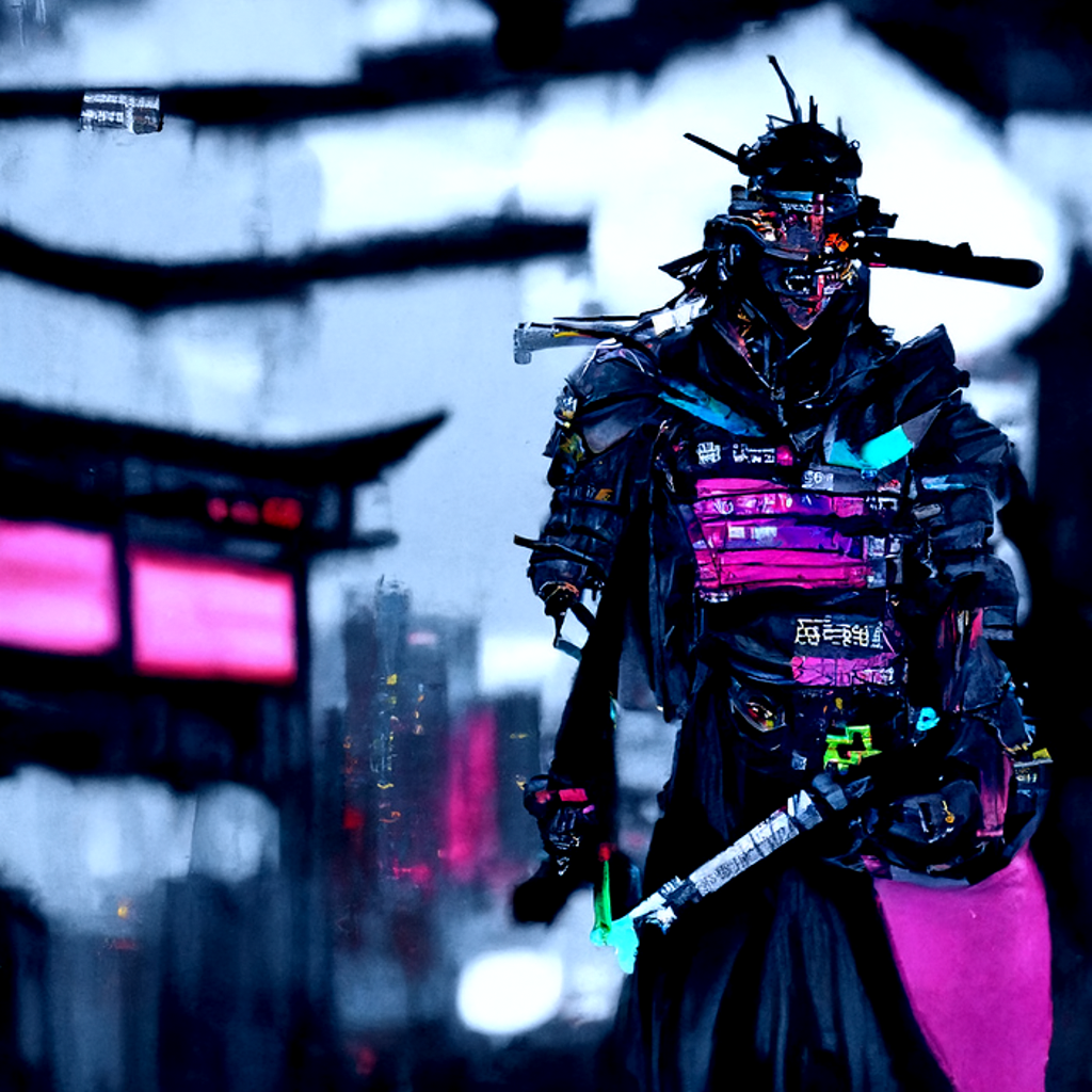 Wallpaper #URkFBI8BtGB6xQ78cU1C55 Cyberpunk Samurai 02 Karmatic Exchange Art