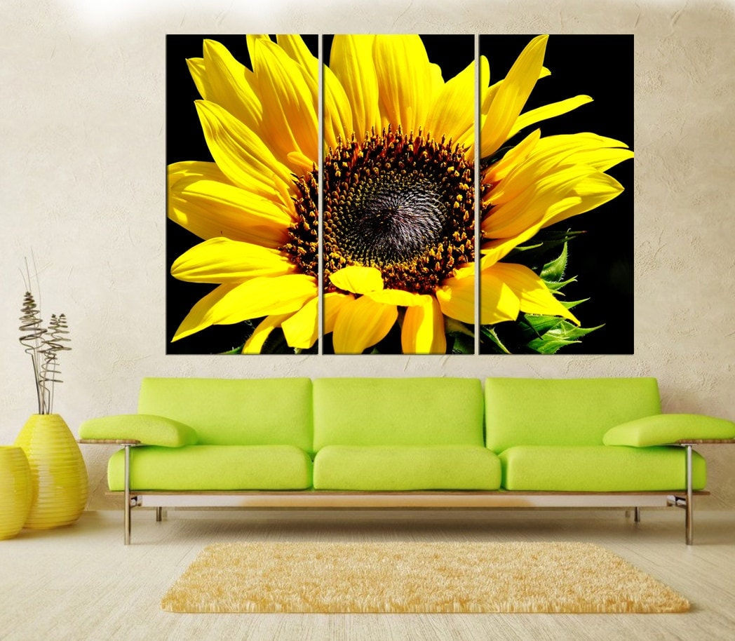 Wallpaper #xQOFYpMBpyOg8YnEvdI-73 Sunflower Canvas Print Wall Art Extra Large Wall Art Nature