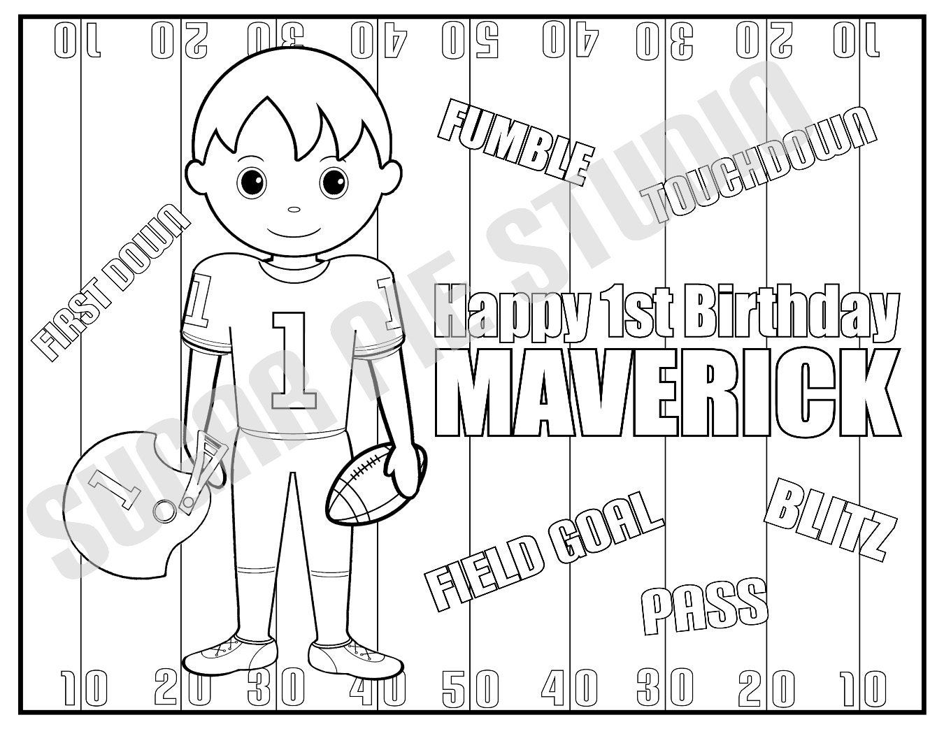 Wallpaper #f6344 Free Printable Football Birthday Invitations Drevio Free and