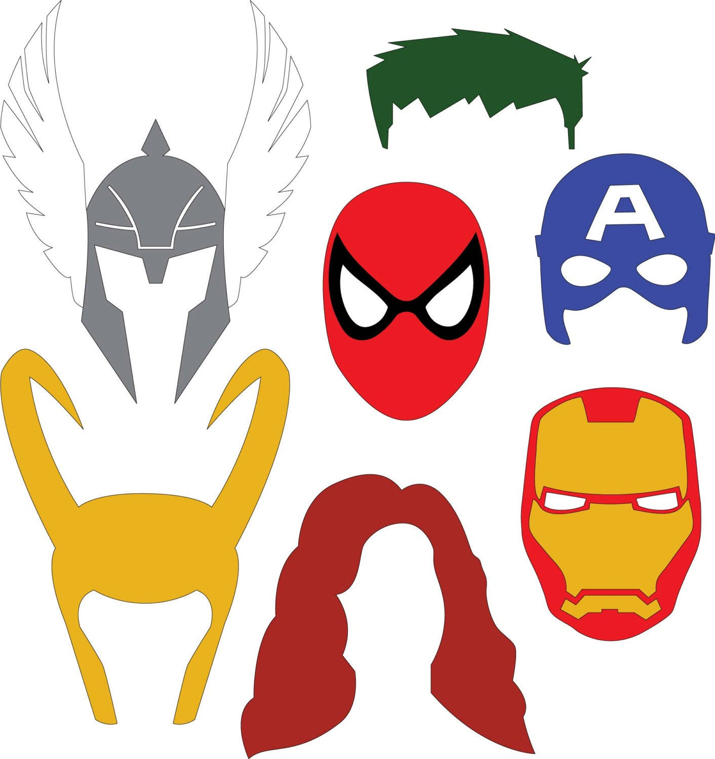 Wallpaper #2DEZNpMB5zzyi_yY8VhT17 Marvel Superhero Masks Svg Dxf Files