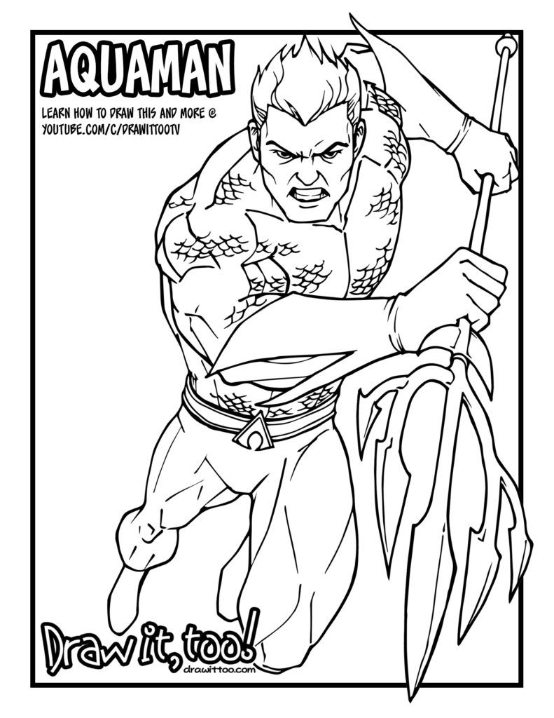 Wallpaper #909c6 Aquaman Coloring Pages Free Coloring Pages Wonder Day Coloring