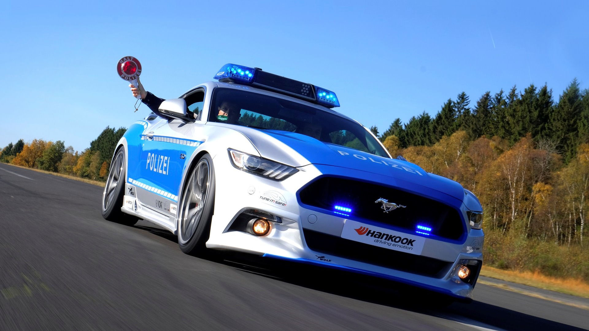 Wallpaper #7EYXVZcBqAgmjOk2ul391 Ford Mustang Police Car is Latest Tune It Safe Project in Germany