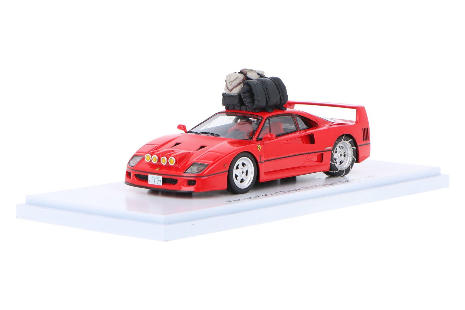 Wallpaper #fWjqHJMBSpphPi3-BySi38 Ferrari F40 Snow Drifting in Japan 1993 House of Modelcars