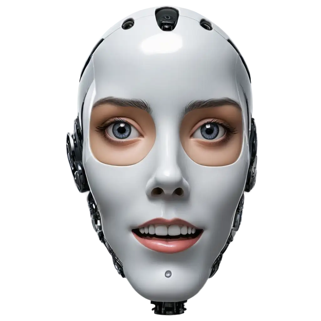 Wallpaper #H1ZKepcBsd6xcFiEl9zA122 Realistic Friendly Robot Head Png Image Enhance Your Projects with