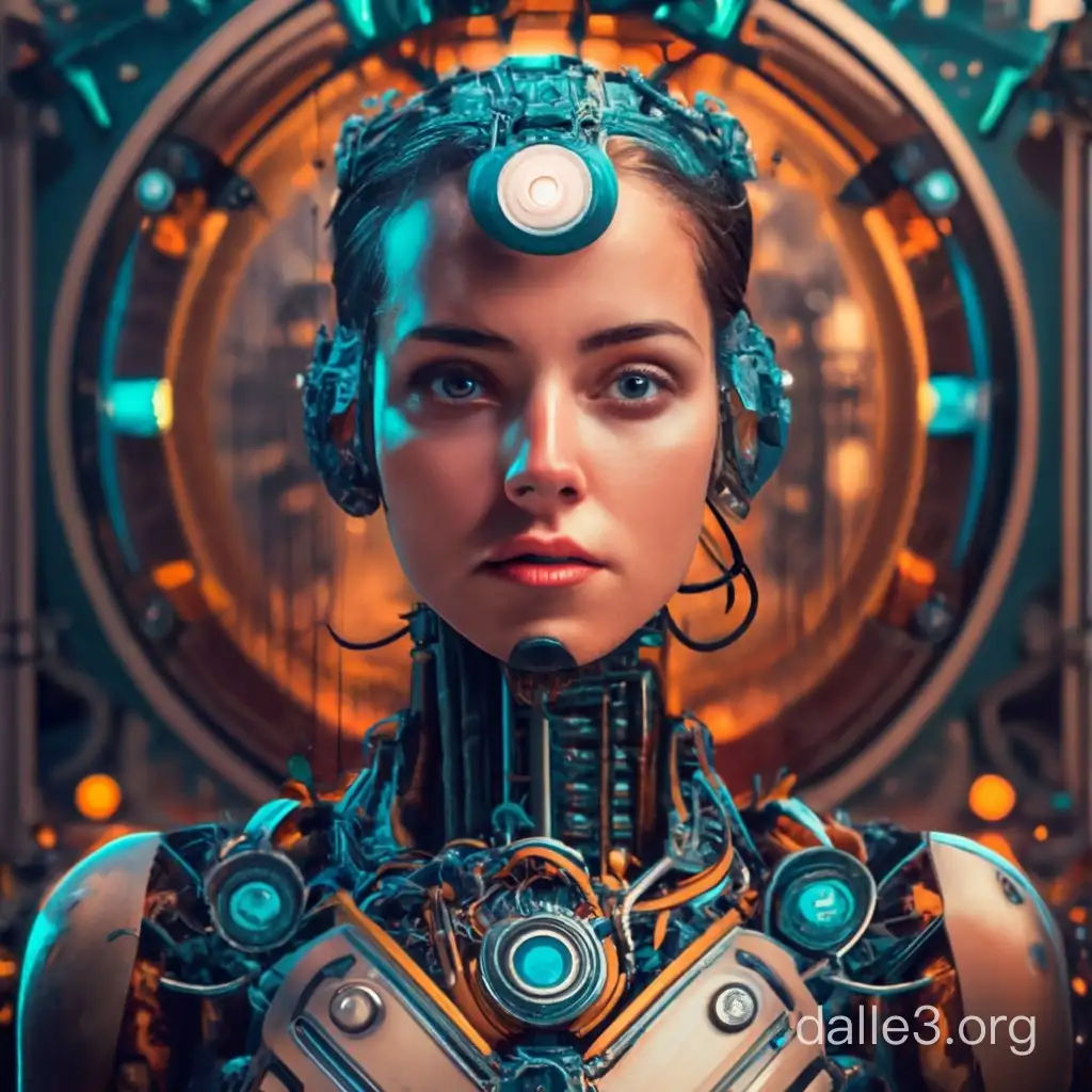 Wallpaper #khp8TpMB1yWOL4qgen0L278 Collaborative Humanrobot Interaction Technological Fusion Portrait
