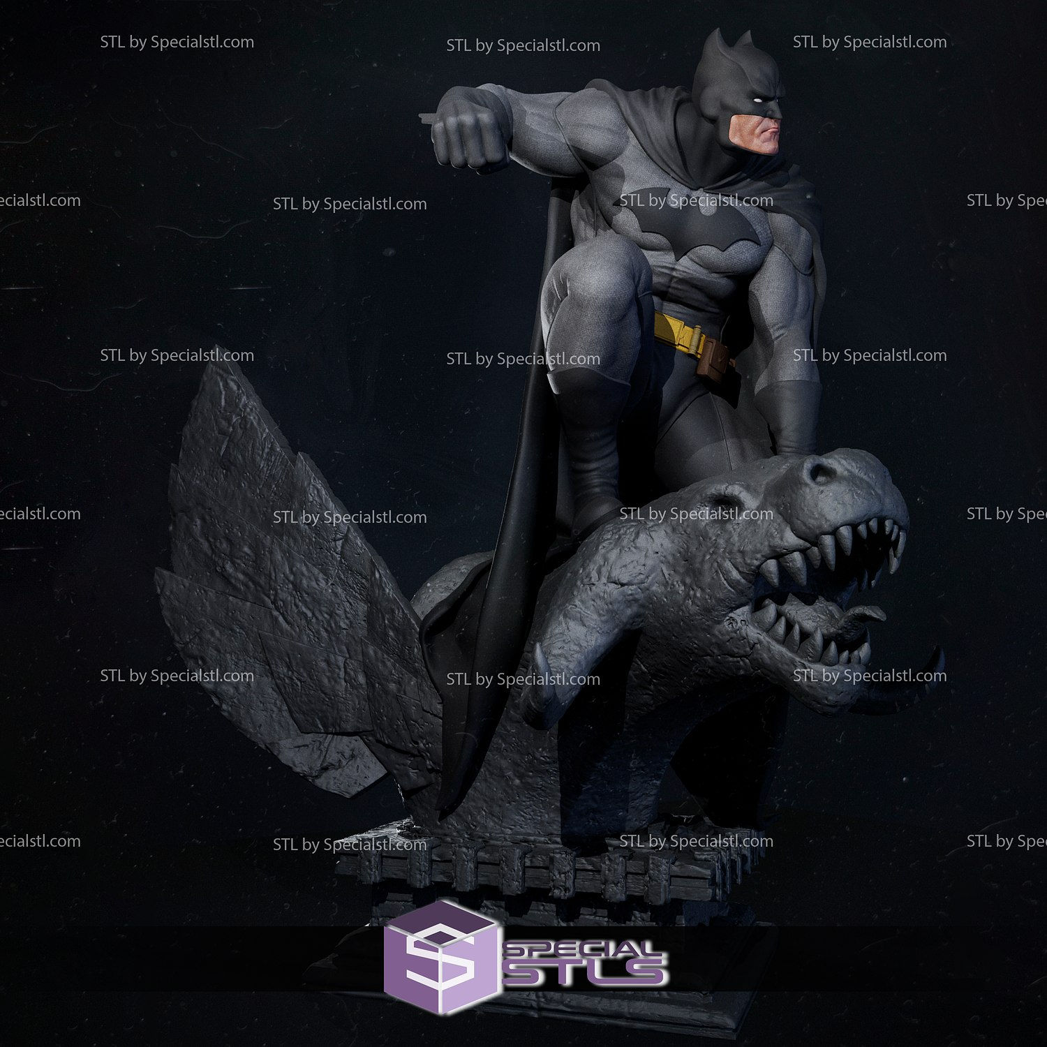 Wallpaper #Ame7DZMBSpphPi3-f-ct281 Batman on Demon Base from DC Specialstl