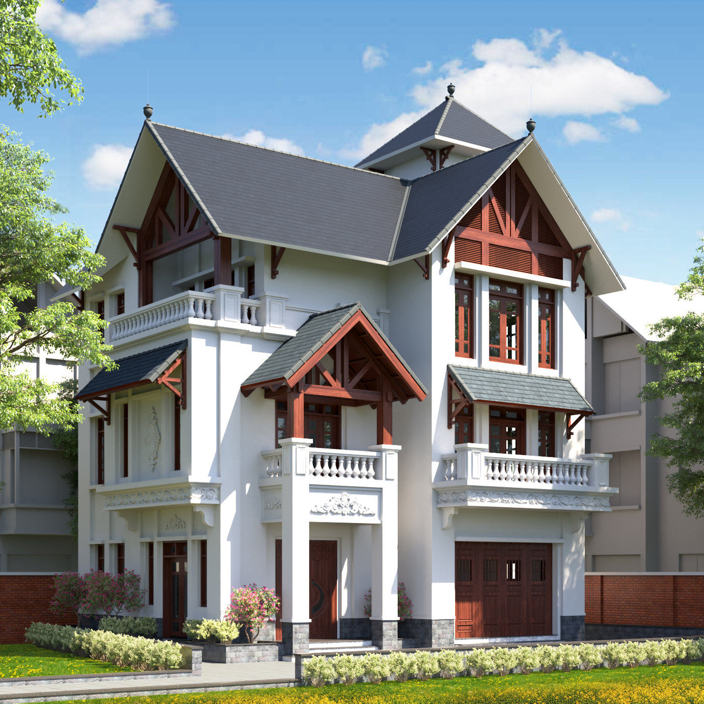 Wallpaper #qJy34JIBZHQxiYara7ci30 Villa House 1 Neoclassical Architecture Cgtrader