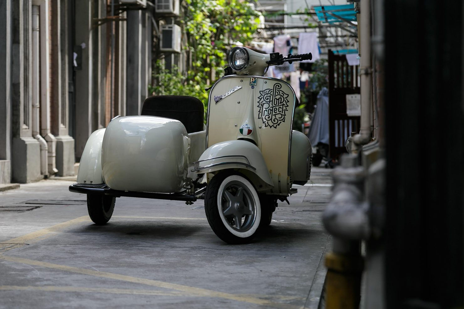 Wallpaper #wuqLUpMBlwTYPL18Cgn-237 Shanghai Customs 100 Electric Sidecar Scooter