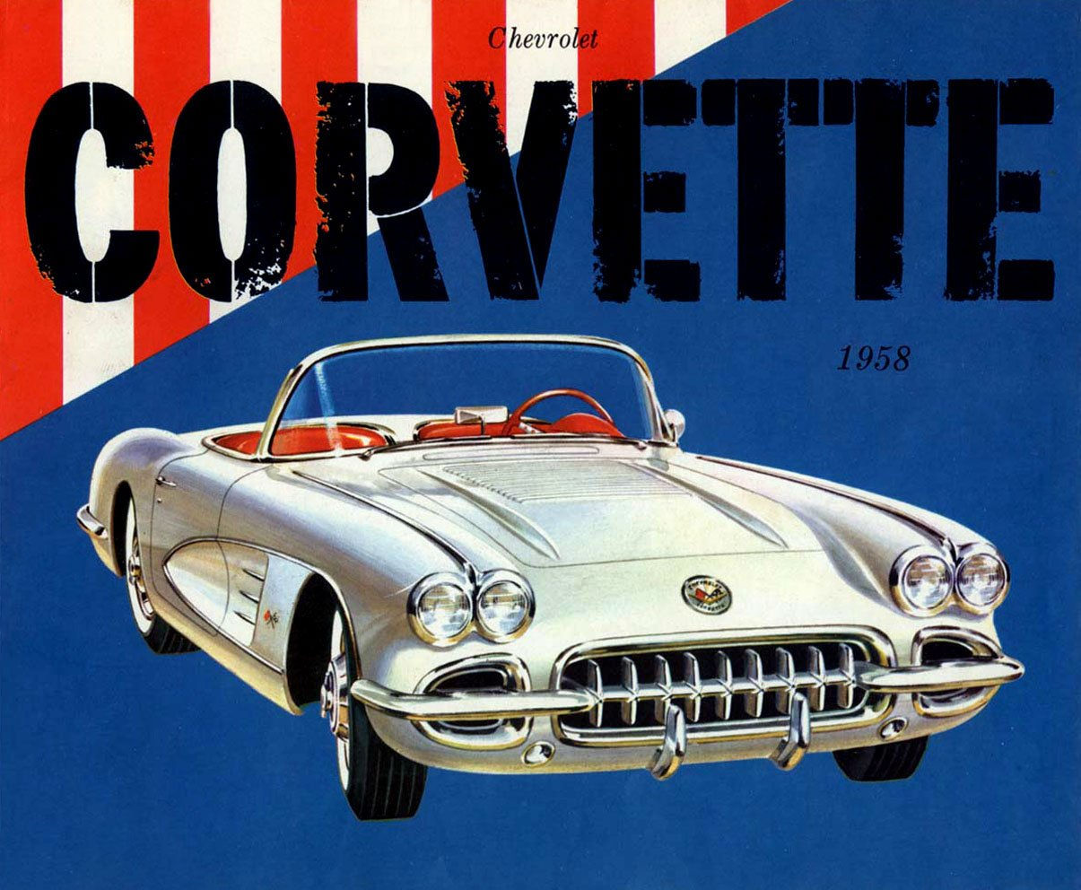 Wallpaper #-UBQMZMBJhL2WPba68W9270 Vintage Corvette Poster Silodrome