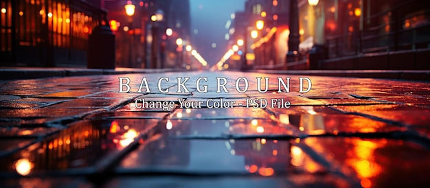 Wallpaper #s7j72JIBJvJKYCmEnurG488 Neon Reflection on Asphalt Psd High Quality Free Psd Templates for