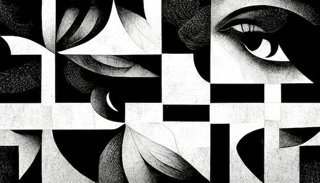 Wallpaper #BGcL6JIBSpphPi3-SDu_193 Fondo Blanco Y Negro De Formas Dinamicas Abstractas Modernas Con