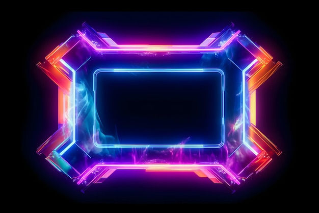 Wallpaper #42gsGpMBSpphPi3-xhpN30 Cyberpunk Streamer Overlay Crystal Frame Post Mockup De Midia Social