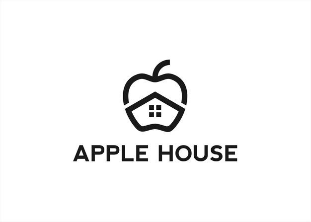 Wallpaper #SANbY5MBpyOg8YnEx9WH188 Maison Apple Logo Design Icone Vecteur Silhouette Illustration