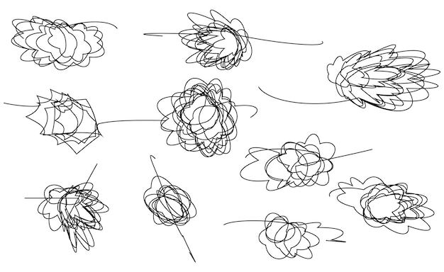 Wallpaper #aWdbBJMBSpphPi3--bfl266 Premium Vector Hand Drawing Insane Tangled Scribble Random Chaotic Lines