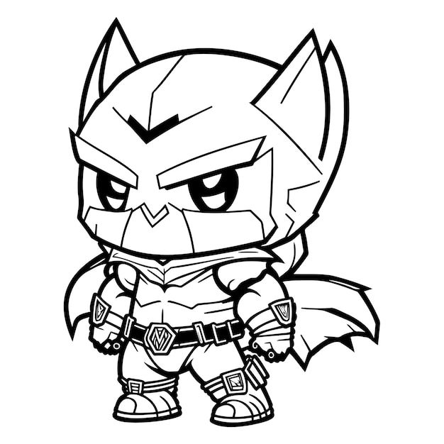 Wallpaper #KWf9_JIBSpphPi3-HZrD113 Chibi Batman Coloring Pages