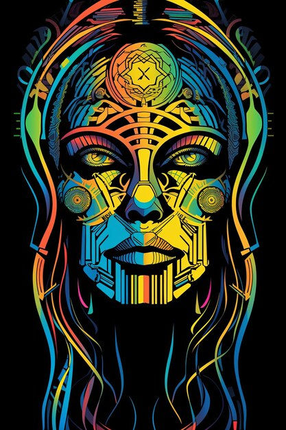 Wallpaper #0Gc9D5MBSpphPi3-me0t104 Premium Vector Hypnotic Mesmerizing Exotic Abstract Cryptic Art