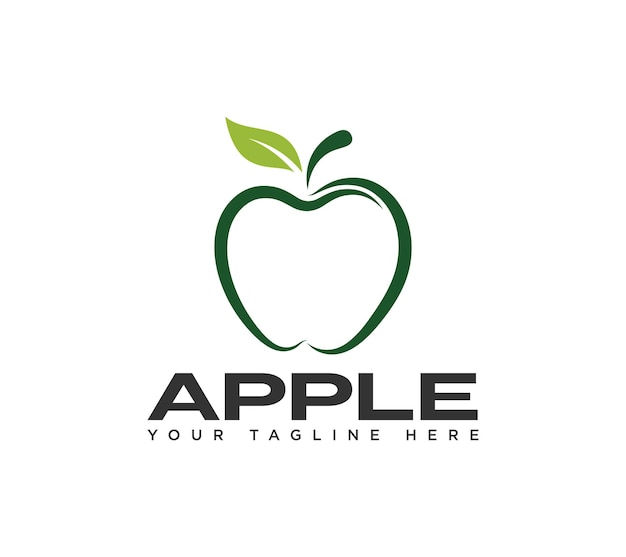 Wallpaper #SANbY5MBpyOg8YnEx9WH61 Premium Vector Apple Logo Design on White Background Vector Illustration