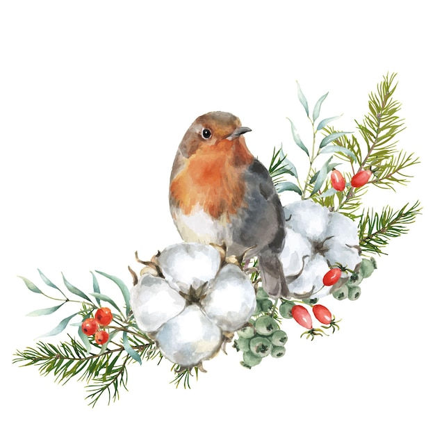 Wallpaper #afTDOpMBKFX8bn3rxXlk281 Premium Vector Watercolor Christmas Illustration of Fir Branches