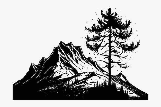 Wallpaper #x--qS5MBMN-XEVvVnztn24 Premium Vector Mountain Vector Mountain Silhouette Assorted Mountain