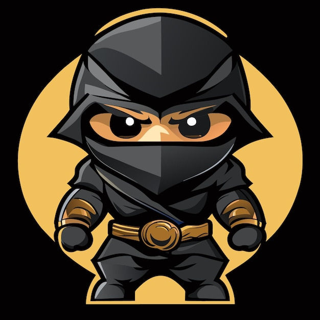 Wallpaper #Lx1VLZMBlOZrFDOk_dAO221 Premium Vector Ninja Concept Art in Flat Style