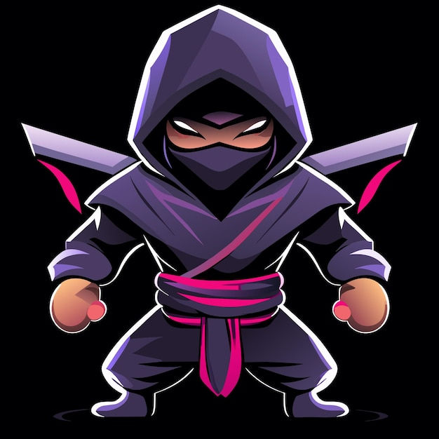 Wallpaper #Lx1VLZMBlOZrFDOk_dAO284 Premium Vector Ninja Concept Art Icon Collection