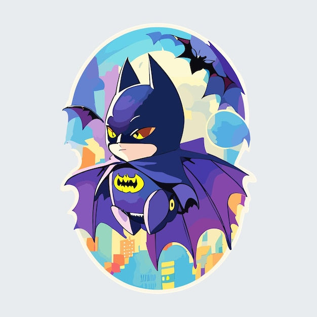 Wallpaper #yHSAxY4B_8f4nGFaI3Aq45 Premium Vector Batman Vector Art Sticker