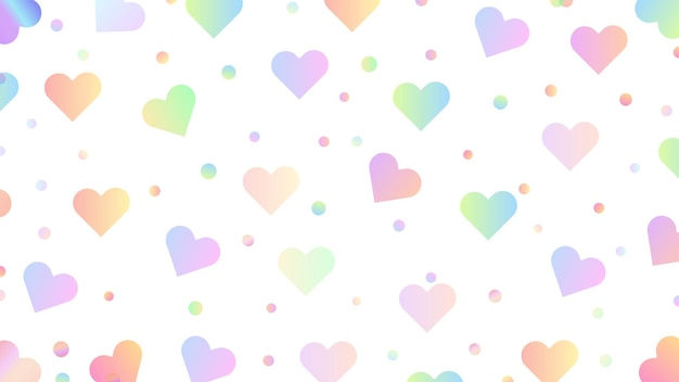 Wallpaper #tGeU55IBSpphPi3-kjik68 Premium Vector Aesthetic Heart Shape Gradient Wallpaper Illustration