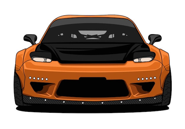 Wallpaper #QWd37pIBSpphPi3-ql0r212 Premium Vector Japan Car Front View Vector Design