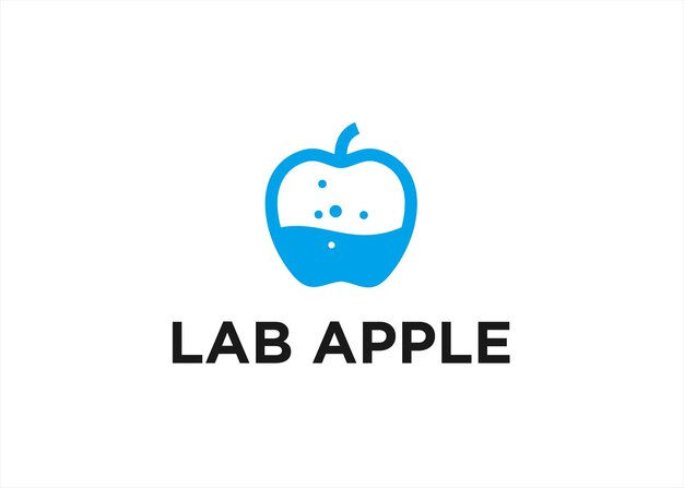 Wallpaper #SANbY5MBpyOg8YnEx9WH213 Premium Vector Lab Apple Logo Design Icon Vector Silhouette Illustration
