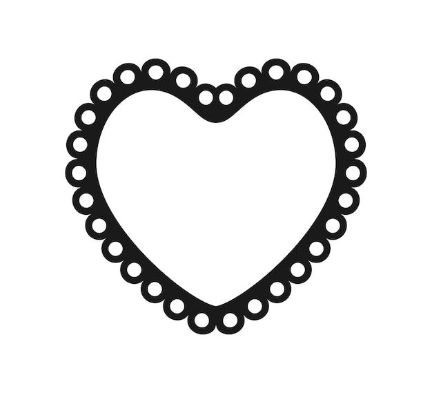 Wallpaper #12eRAJMBSpphPi3-GKYv187 Premium Vector Scalloped Edge Heart Shape Simple Heart Scalloped