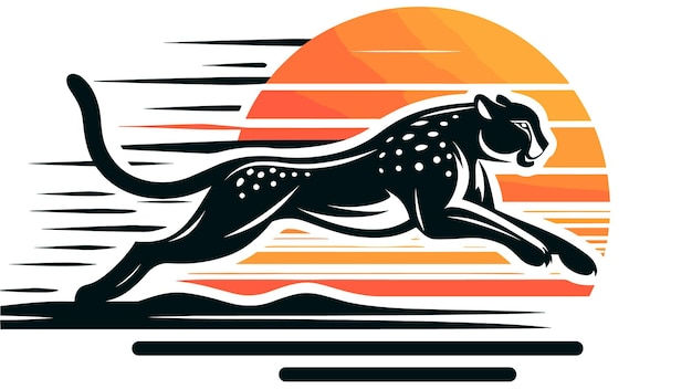 Wallpaper #Kx2eLJMBlOZrFDOkM8tF286 Premium Vector Vector Wild Cheetah Running Illustration