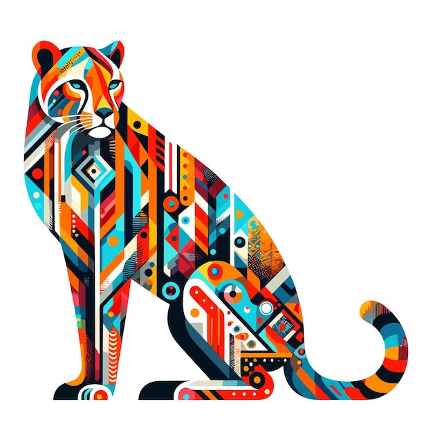 Wallpaper #Kx2eLJMBlOZrFDOkM8tF255 Premium Vector Vector Wild Cheetah Running Illustration