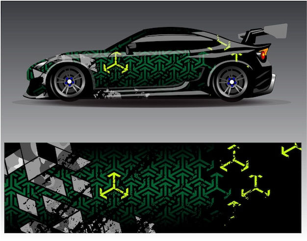 Wallpaper #9mjtIJMBSpphPi3-Wy4g242 Premium Vector Car Wrap Design Vector Graphic Abstract Stripe Racing