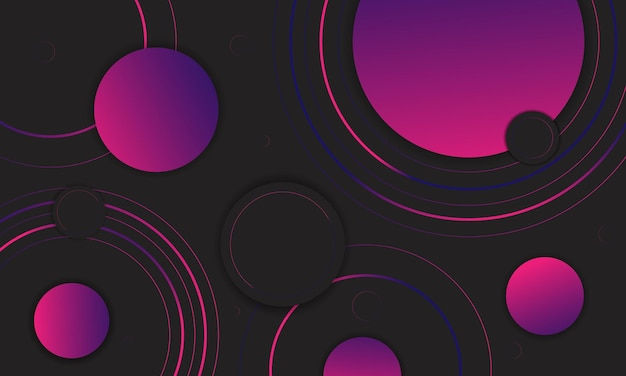 Wallpaper #b2i4FJMBSpphPi3-gQU978 Premium Vector Modern Vector Abstract Background with Circle Elements