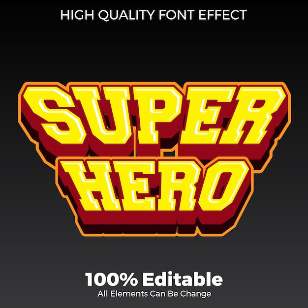 Wallpaper #JrhCjZIBJvJKYCmEXNY942 Premium Vector Bold Superhero Text Style Editable Font Effect