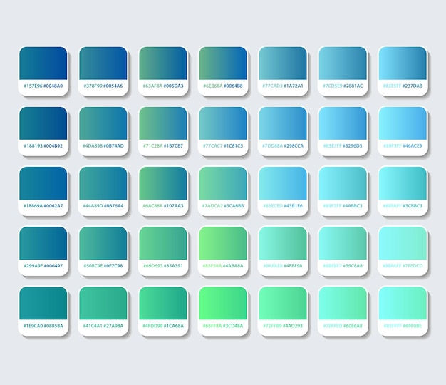 Wallpaper #4d8a7 Trendy Beautiful Gradient Color Palettes 2744052 Vector Art at Vecteezy