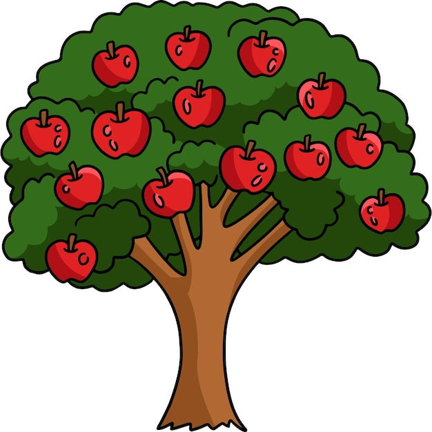 Wallpaper #9mdFCpMBSpphPi3-NNO0455 Clipart of Apple Tree