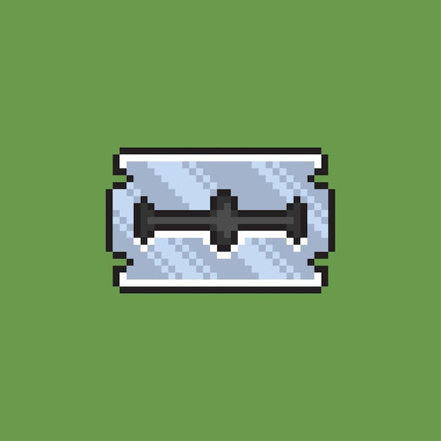 Wallpaper #xRdlPpMBPLD5_VENqd9N212 Premium Vector Razor Blade in Pixel Art Style