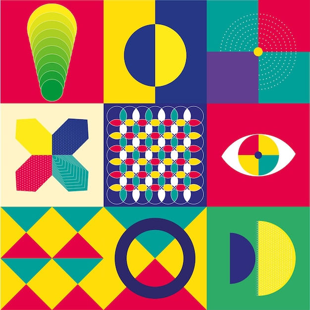 Wallpaper #S20wapcBycdYOYFTz3G462 Premium Vector Geometric Abstraction Art