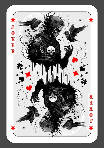 Wallpaper #BGfy_JIBSpphPi3-KJoh15 Premium Vector Joker or Jester Card in the Deck of Cards Jester
