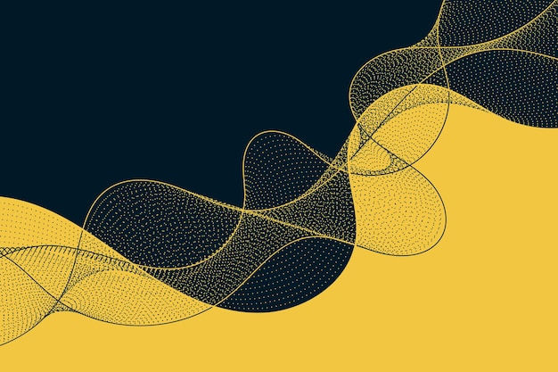 Wallpaper #OWisGZMBSpphPi3-0Bjv455 Premium Vector Abstract Twisted Particles and Dynamic Lines with Flat