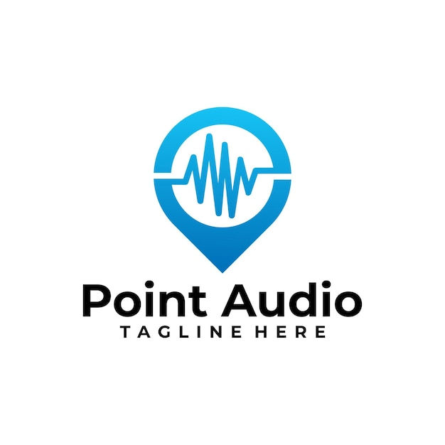 Wallpaper #32gDHZMBSpphPi3-UySa288 Premium Vector Point Audio Logo Vector Design Template