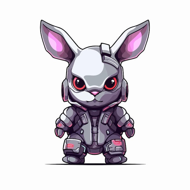 Wallpaper #qa3MMZMBKf019FdaUxGB67 Premium Vector Cool Cyberpunk Bunny Vector Design