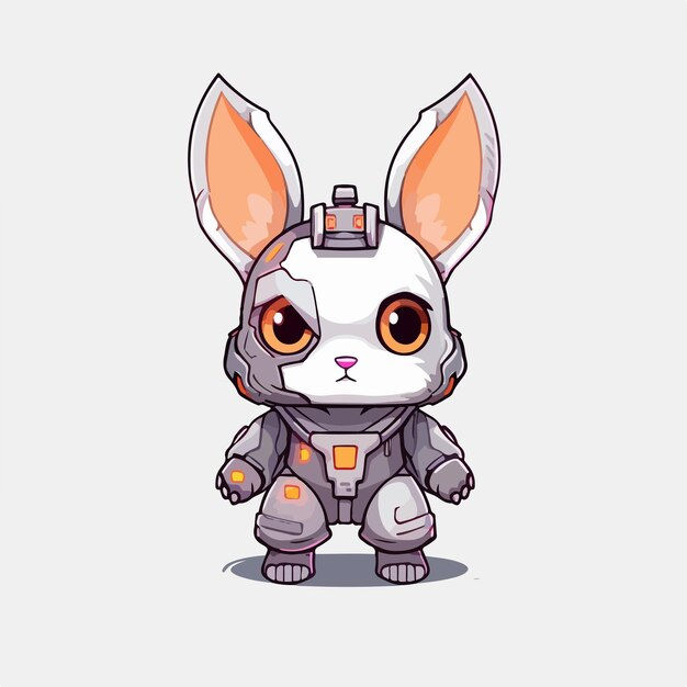 Wallpaper #qa3MMZMBKf019FdaUxGB65 Premium Vector Cool Cyberpunk Bunny Vector Design