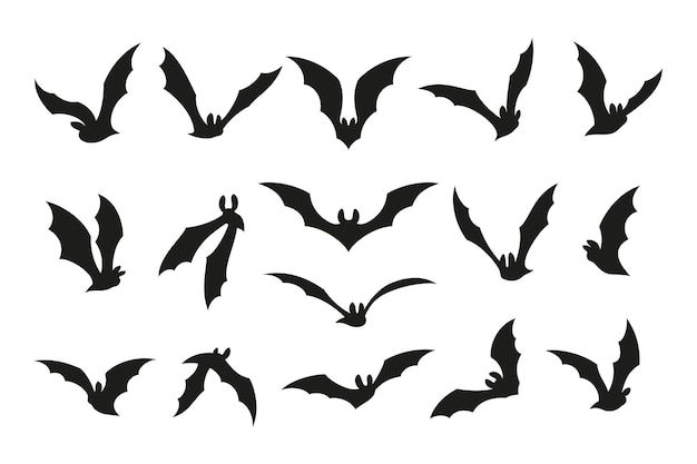 Wallpaper #R4uWdZcBcm9NJah-D3fD98 Premium Vector Flying Bat Silhouettes Isolated Black Bats Graphic