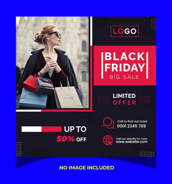 Wallpaper #XR0NLZMBlOZrFDOkqs4j267 Premium Vector Black Friday Sell Social Media Post Minimal Design