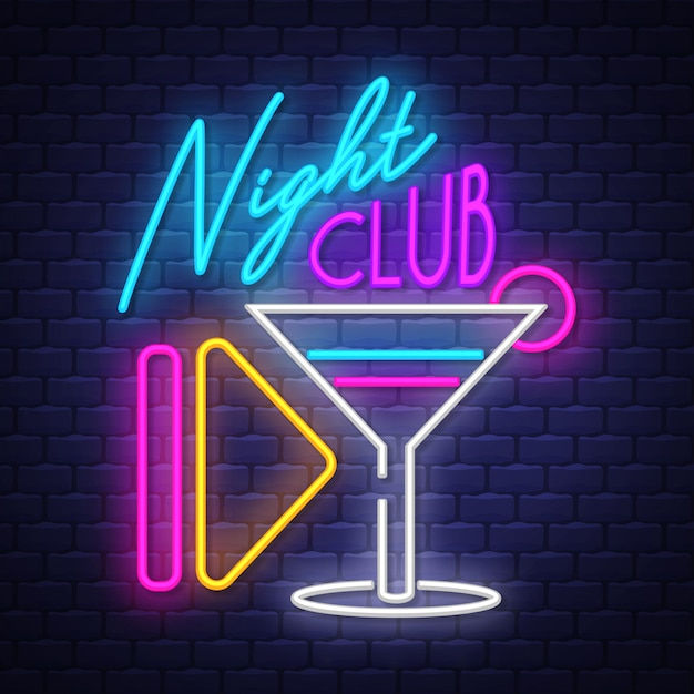 Wallpaper #32gqF5MBSpphPi3-sA2h88 Neon Lights Club