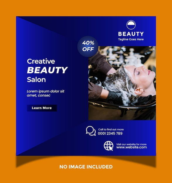 Wallpaper #XR0NLZMBlOZrFDOkqs4j82 Premium Vector Beauty Salon Instagram Post Minimal Design Template